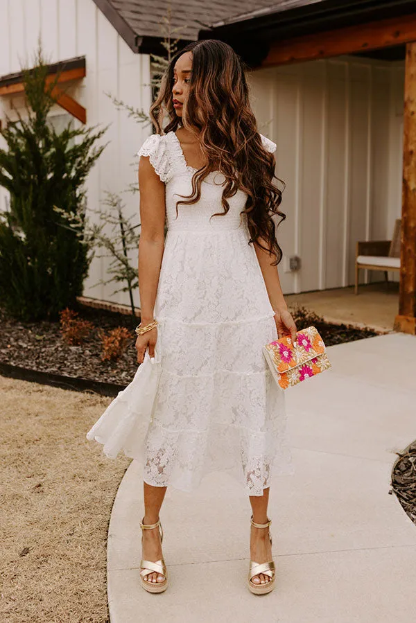 Hold You In My Memory Lace Midi