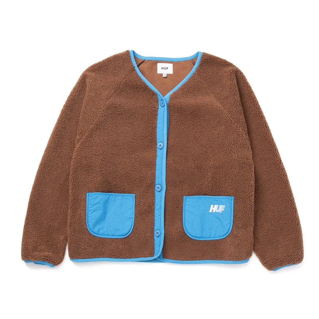 Huf 10k Sherpa Jacket Dust Brown