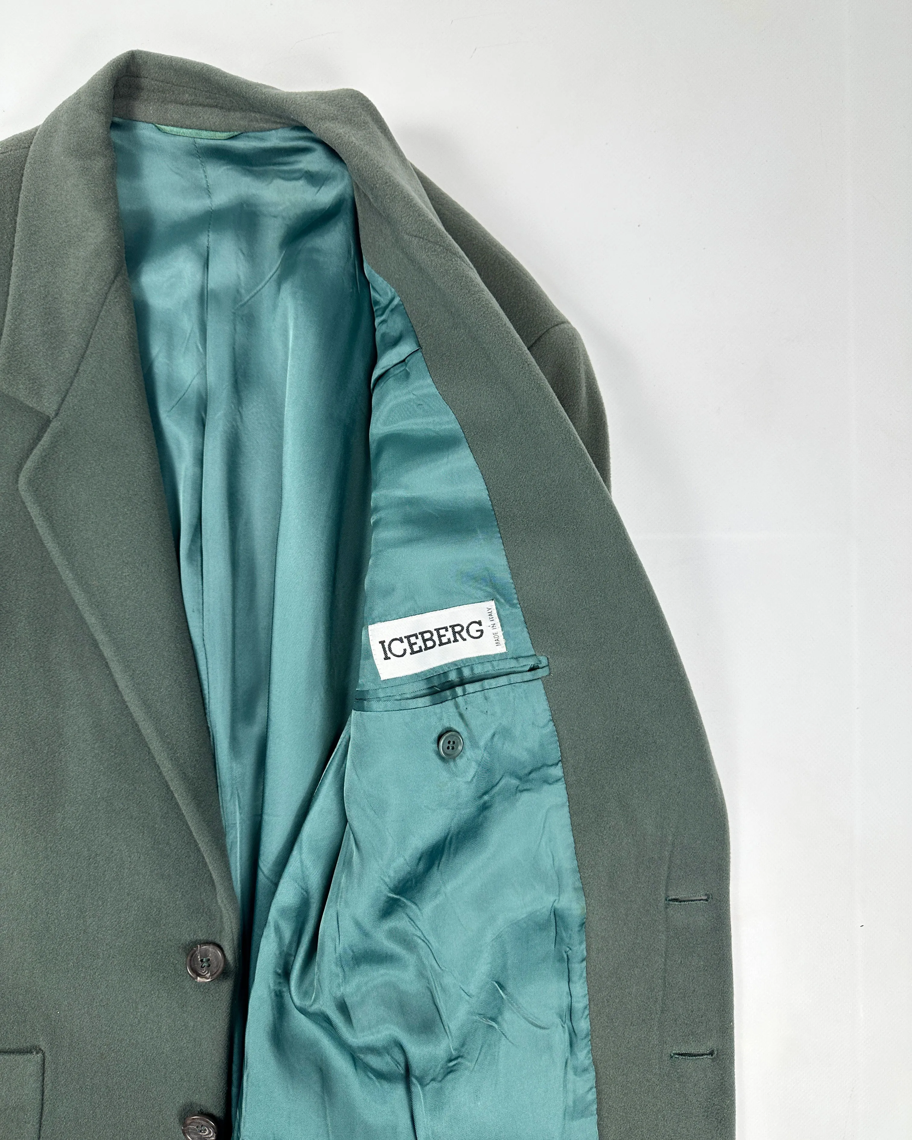 Iceberg "Waterloo" Deep Green Blazer 1990's