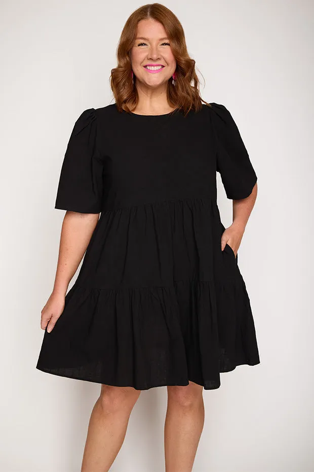 Isadora Black Dress