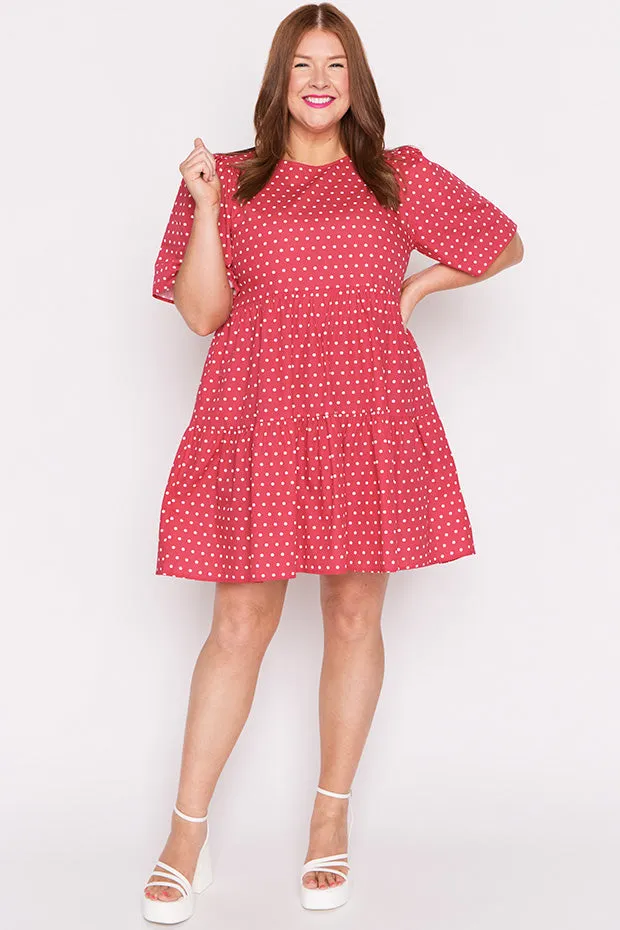 Isadora Cherry Spot Dress