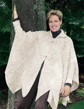 Knitted Counterpane Poncho Pattern (Knit)