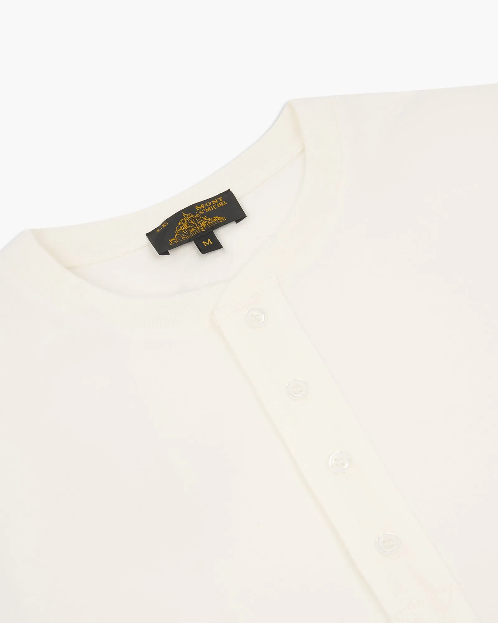 Le Mont St Michel Trenor Henley Tee - Off White