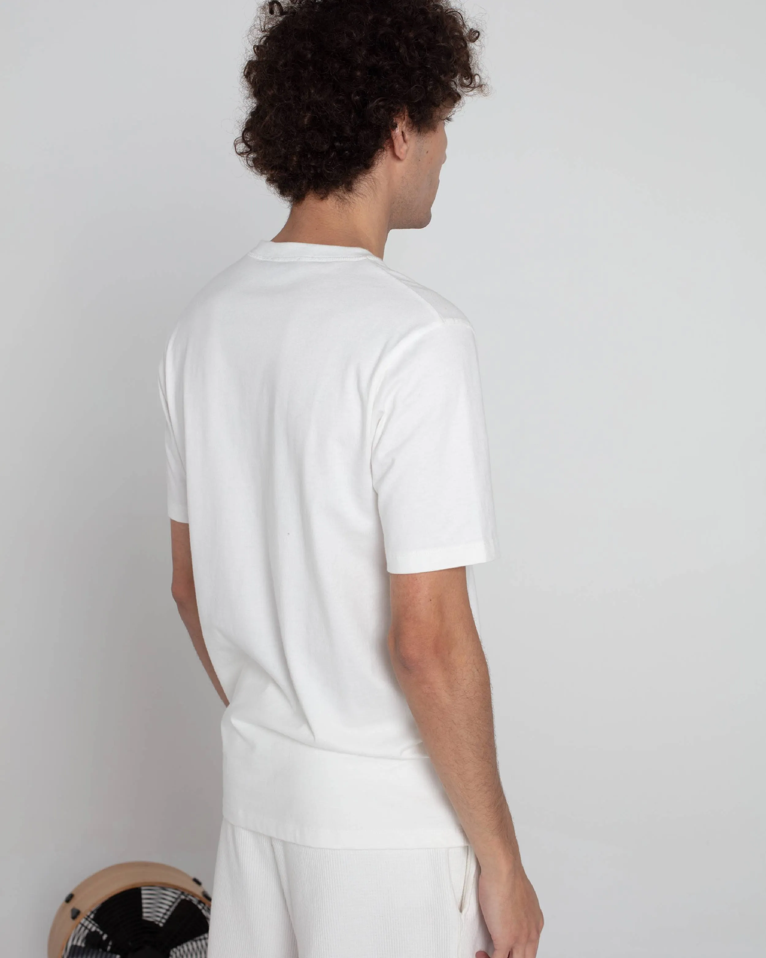 Le Mont St Michel Trenor Henley Tee - Off White