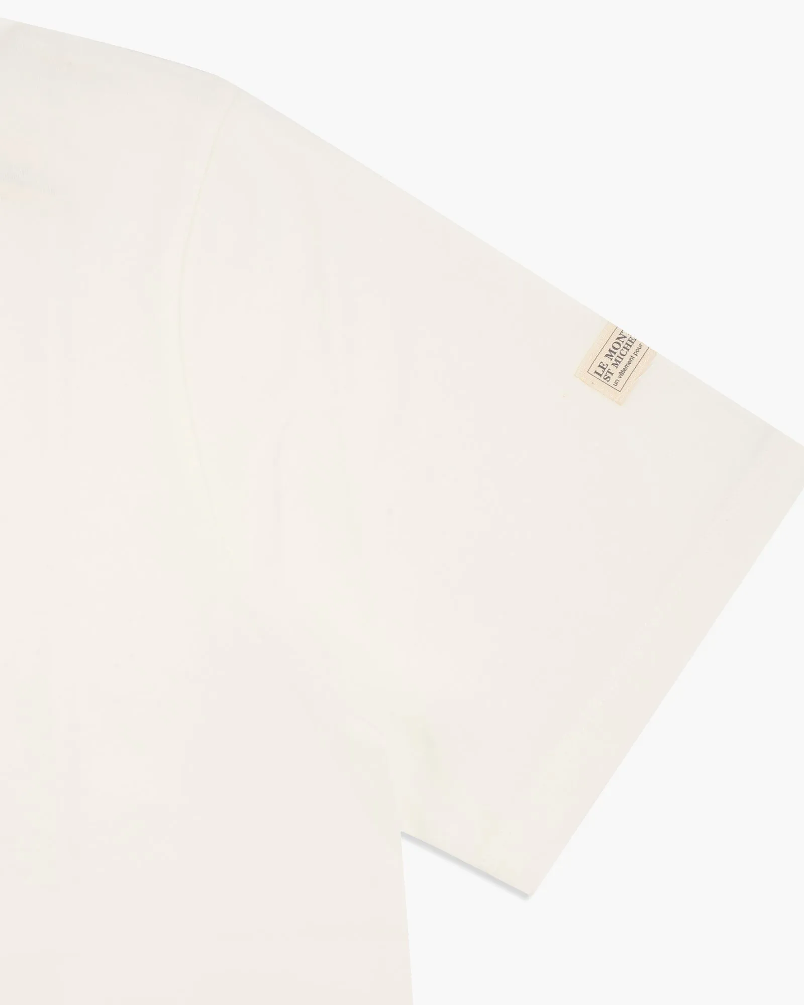 Le Mont St Michel Trenor Henley Tee - Off White