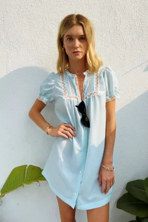 Light Blue Babydoll Dress