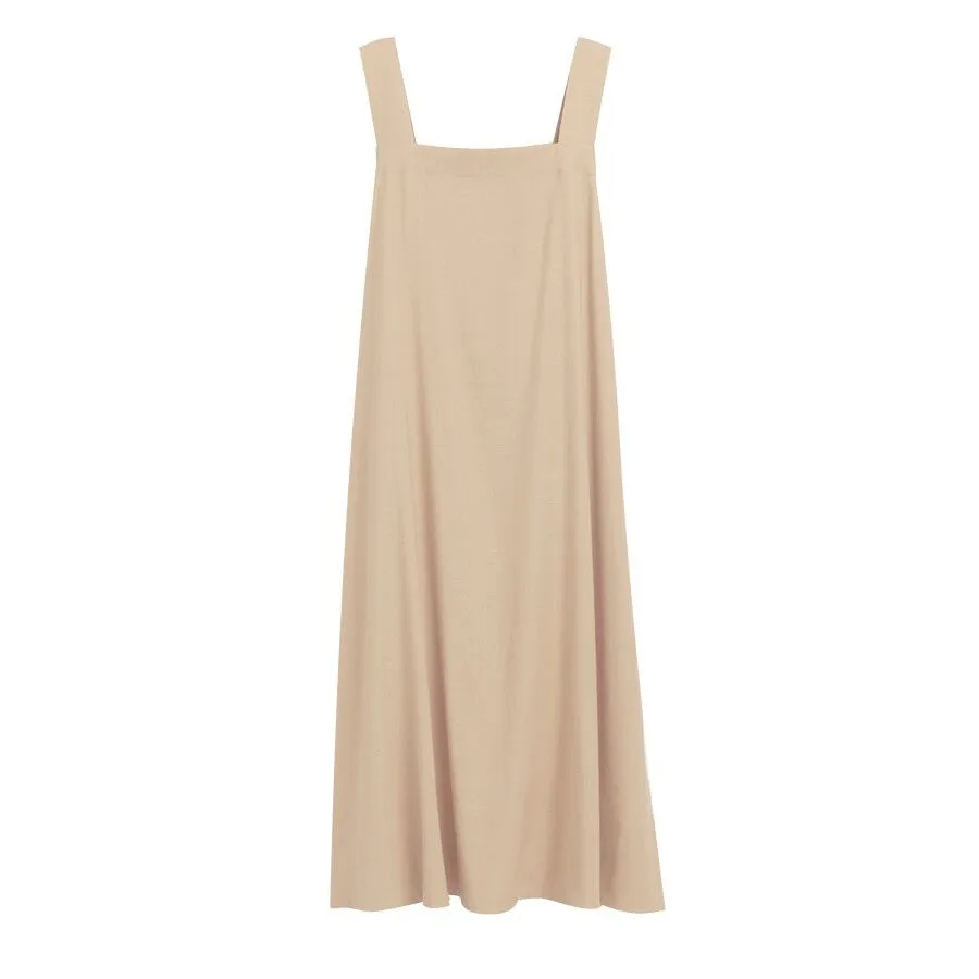 Linen Tie-Back Dress