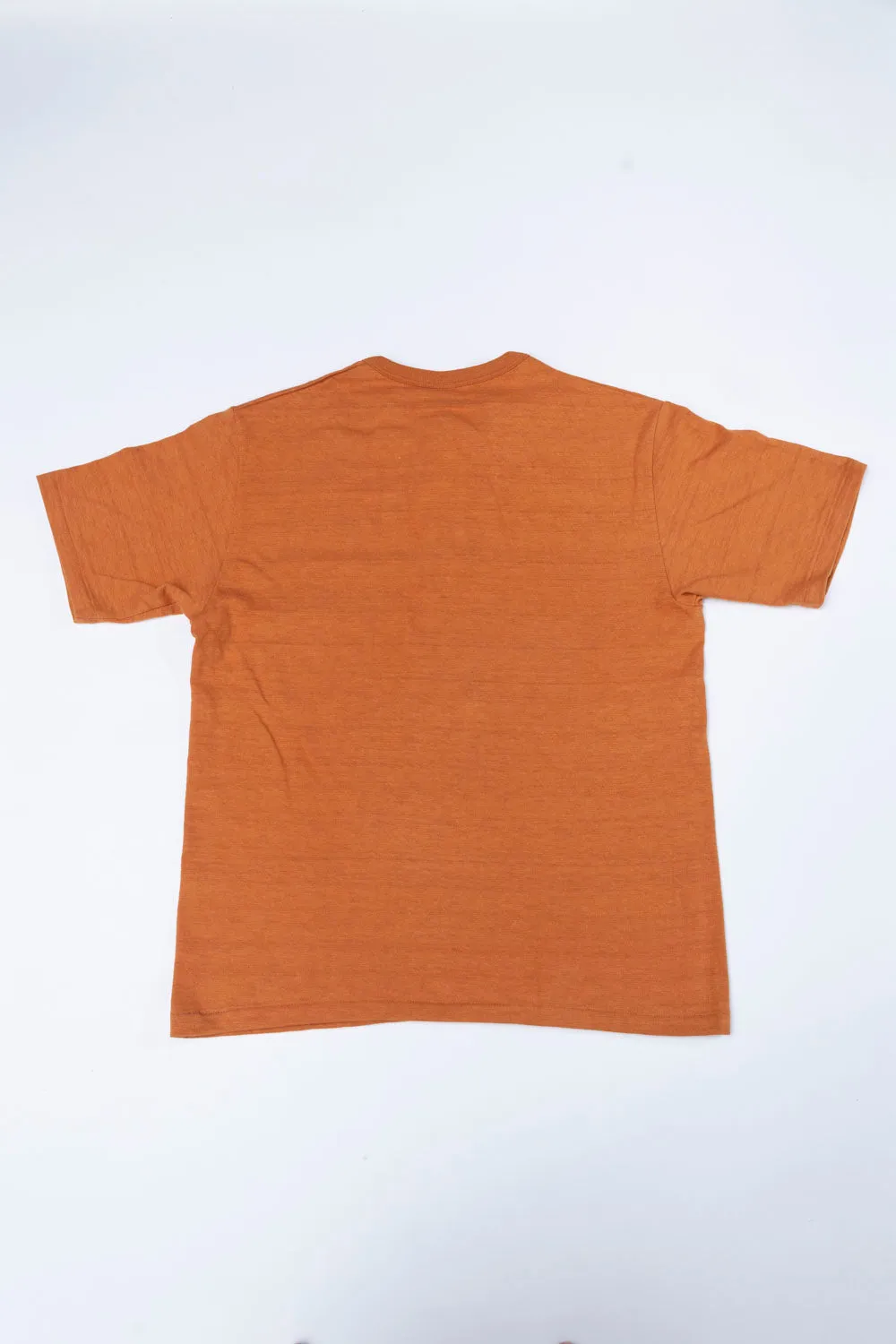 Lot 4601 - Slubby Henley Neck T-Shirt - Dark Orange