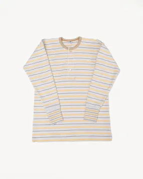 Lot JG-CS01 1890 - 1910 Miner's Henley - Beige, Yellow