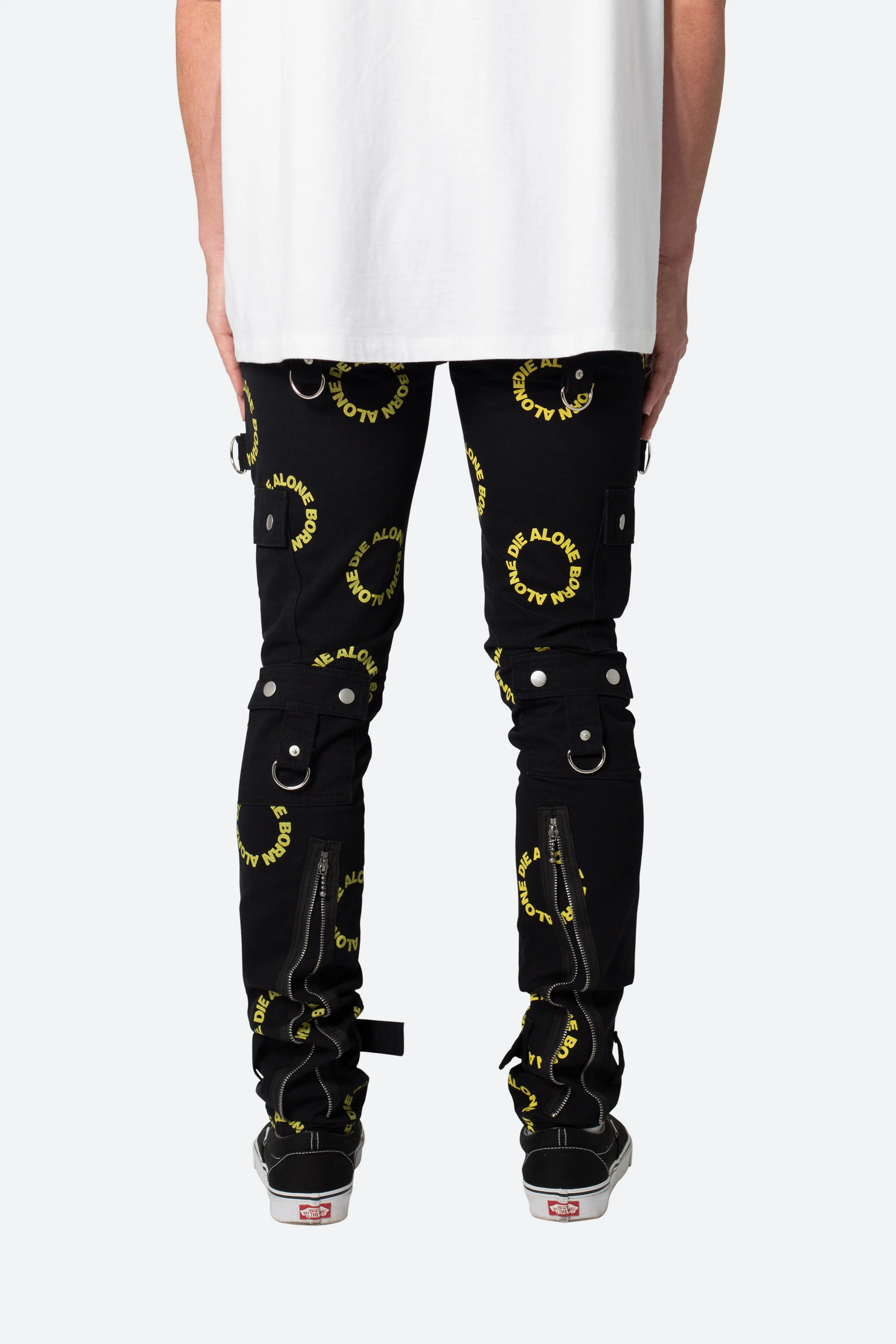 M564 Punk Cargo Pants - Black/Yellow