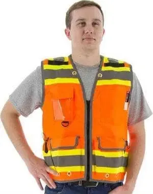 MAJESTIC - NON FR ANSI CLASS 2 
Surveyors Vest - ORANGE