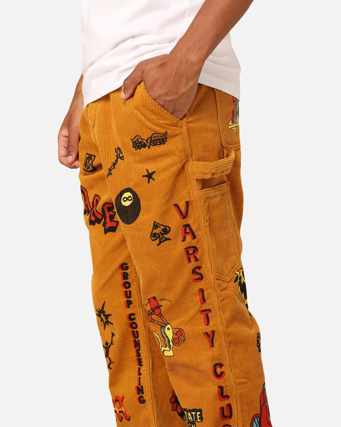 Market Boosted Club Corduroy Pants Rattan