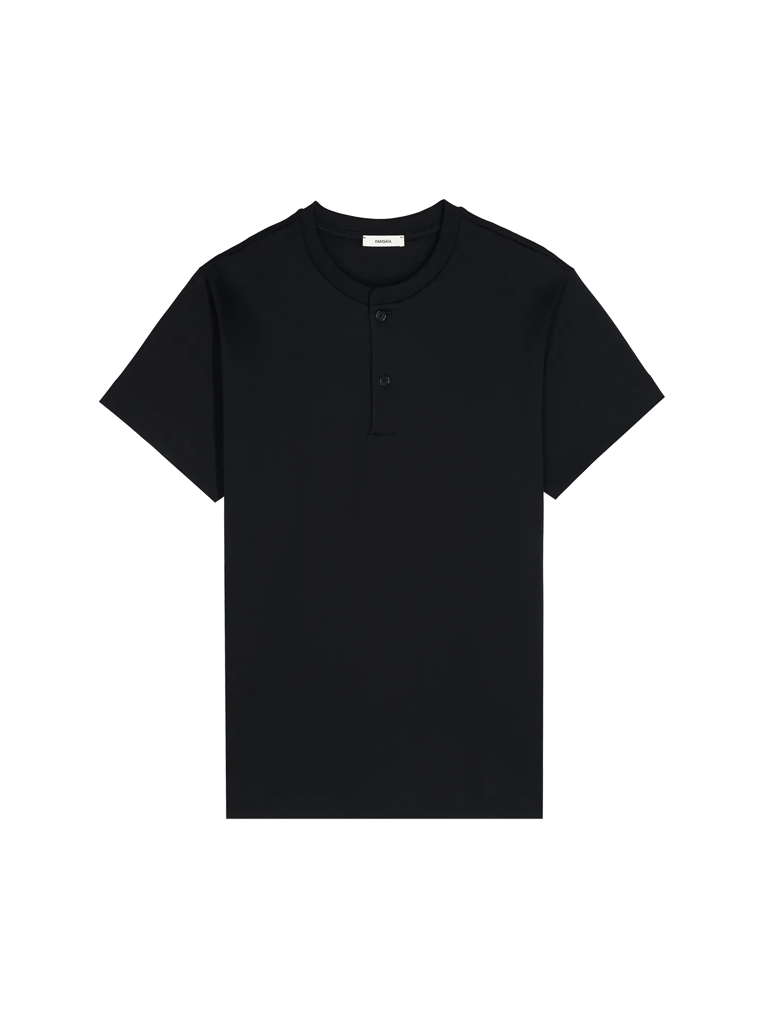 Mens DNA Henley T-Shirt—black