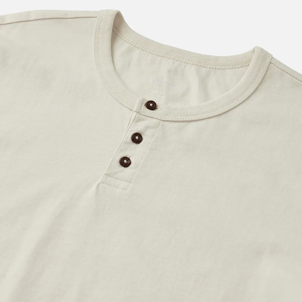 Mesa Henley T-shirt Vintage White