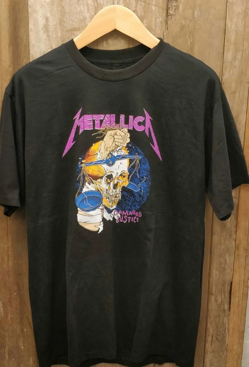 METALLICA 100% Cotton New Vintage Band T Shirt