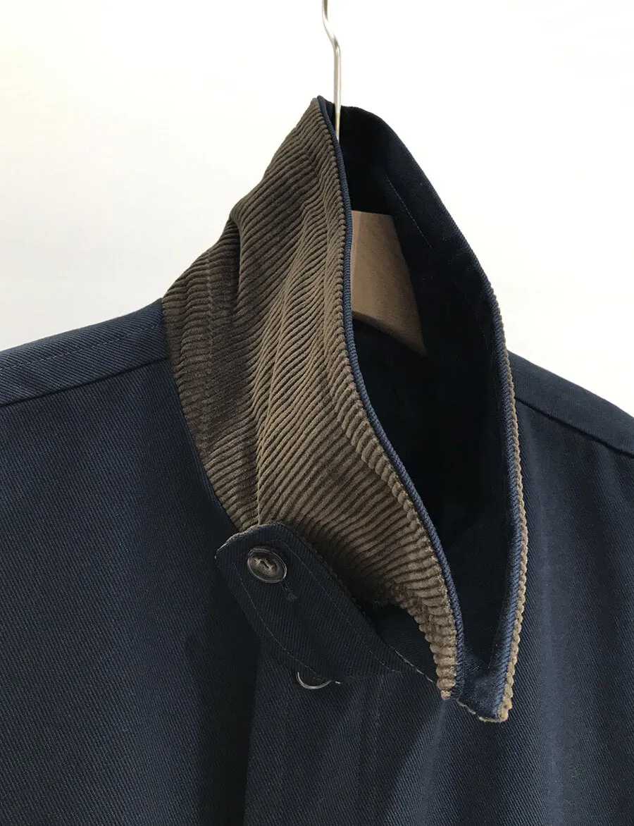 Navy Corduroy Country Jacket