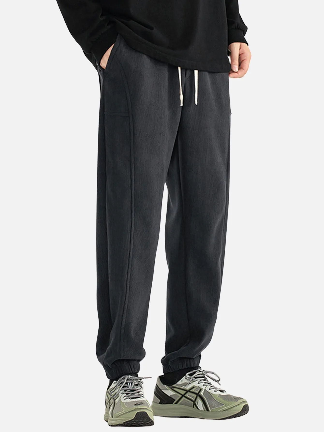 New Casual Solid Color Corduroy Trousers