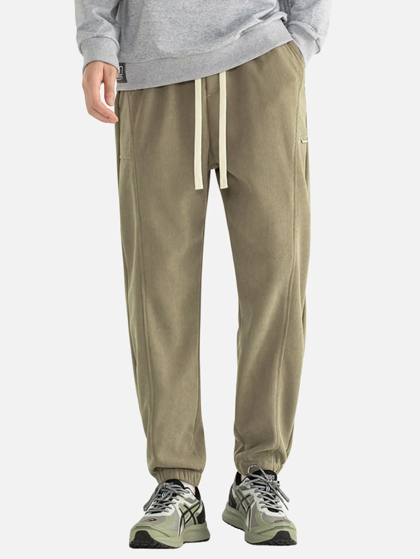 New Casual Solid Color Corduroy Trousers