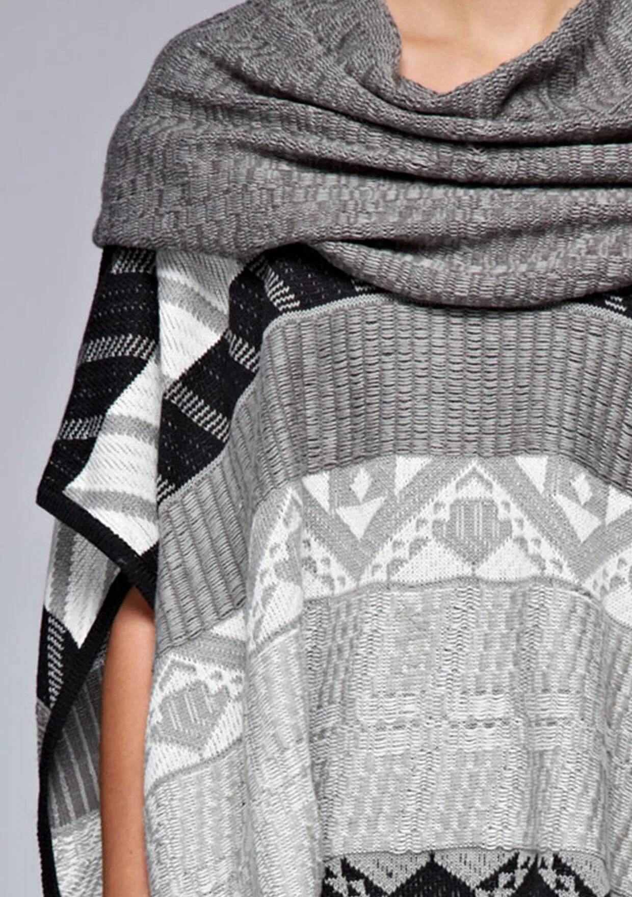 Night In Poncho Sweater