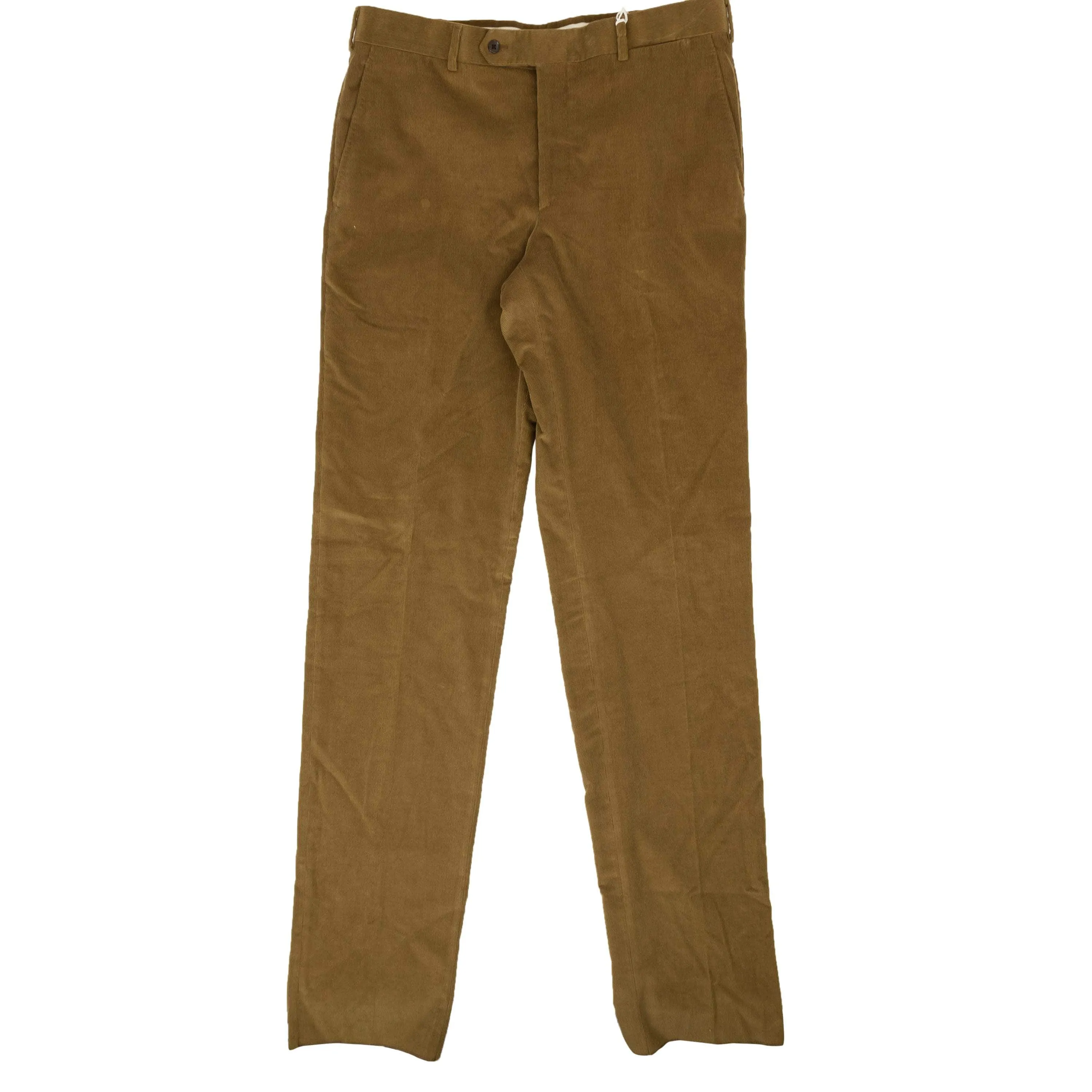 NWT BELVEST Brown Cotton Blend Corduroy Casual Pants Size 48/58 $595