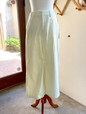 NWT White Wide Leg Corduroy Pants (4R)