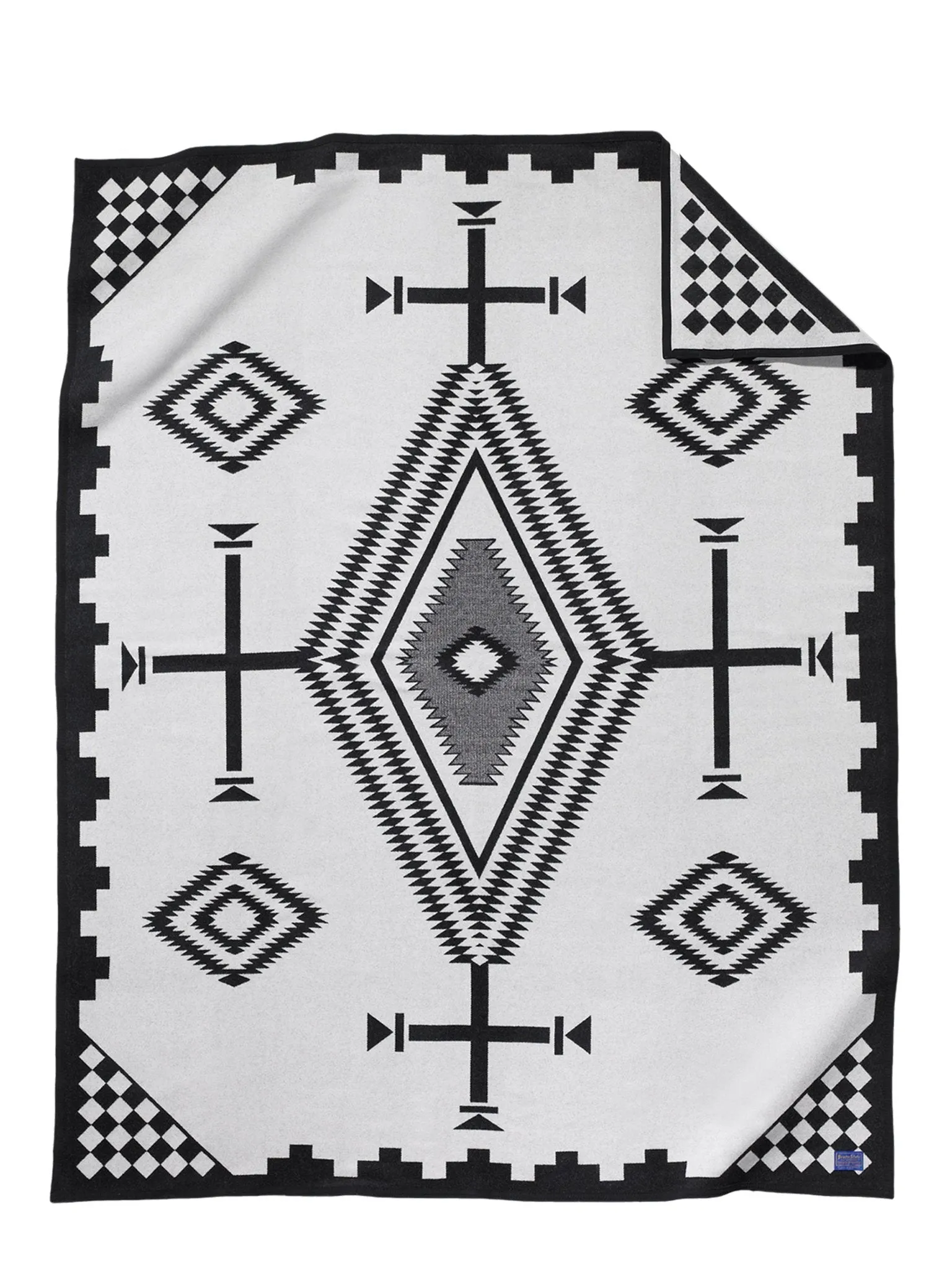 Pendleton Jacquard Blanket - Los Ojos Black