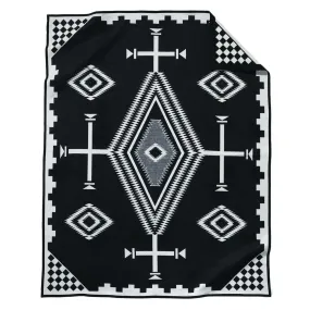 Pendleton Jacquard Blanket - Los Ojos Black