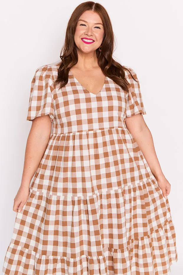 Percy Brown Gingham Dress