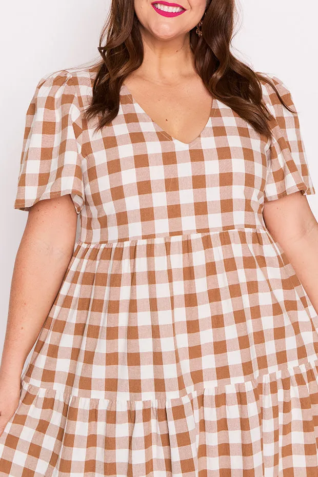 Percy Brown Gingham Dress