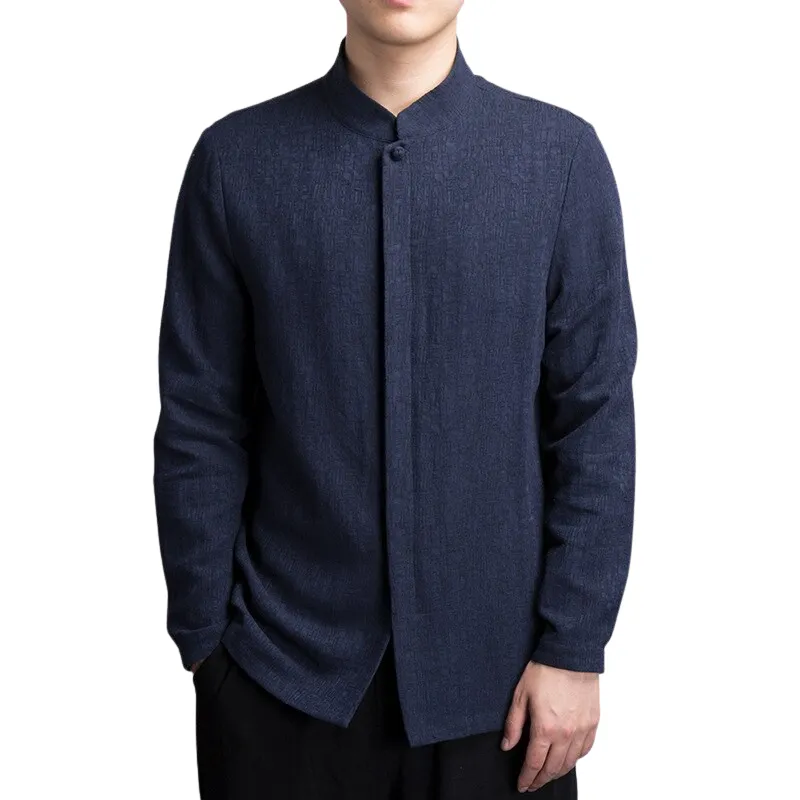 Pologize™ Elegant High Collar Button Shirt