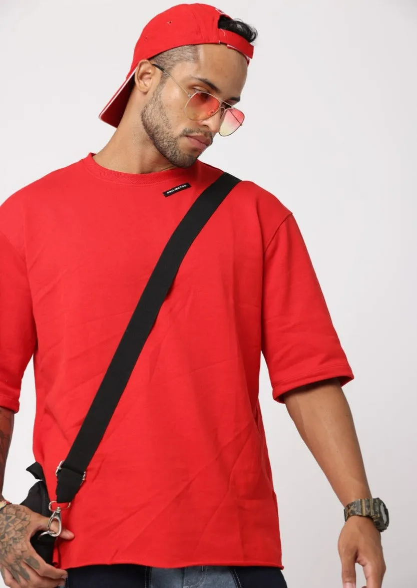 PREMIUM OVERSIZED T-SHIRT RED