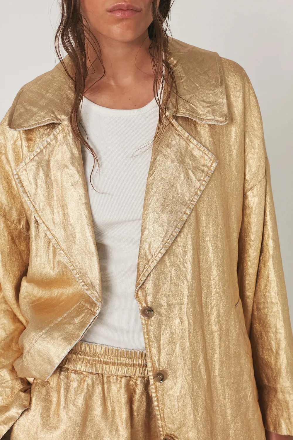 Rabens Saloner Gold Jacqline Jacket