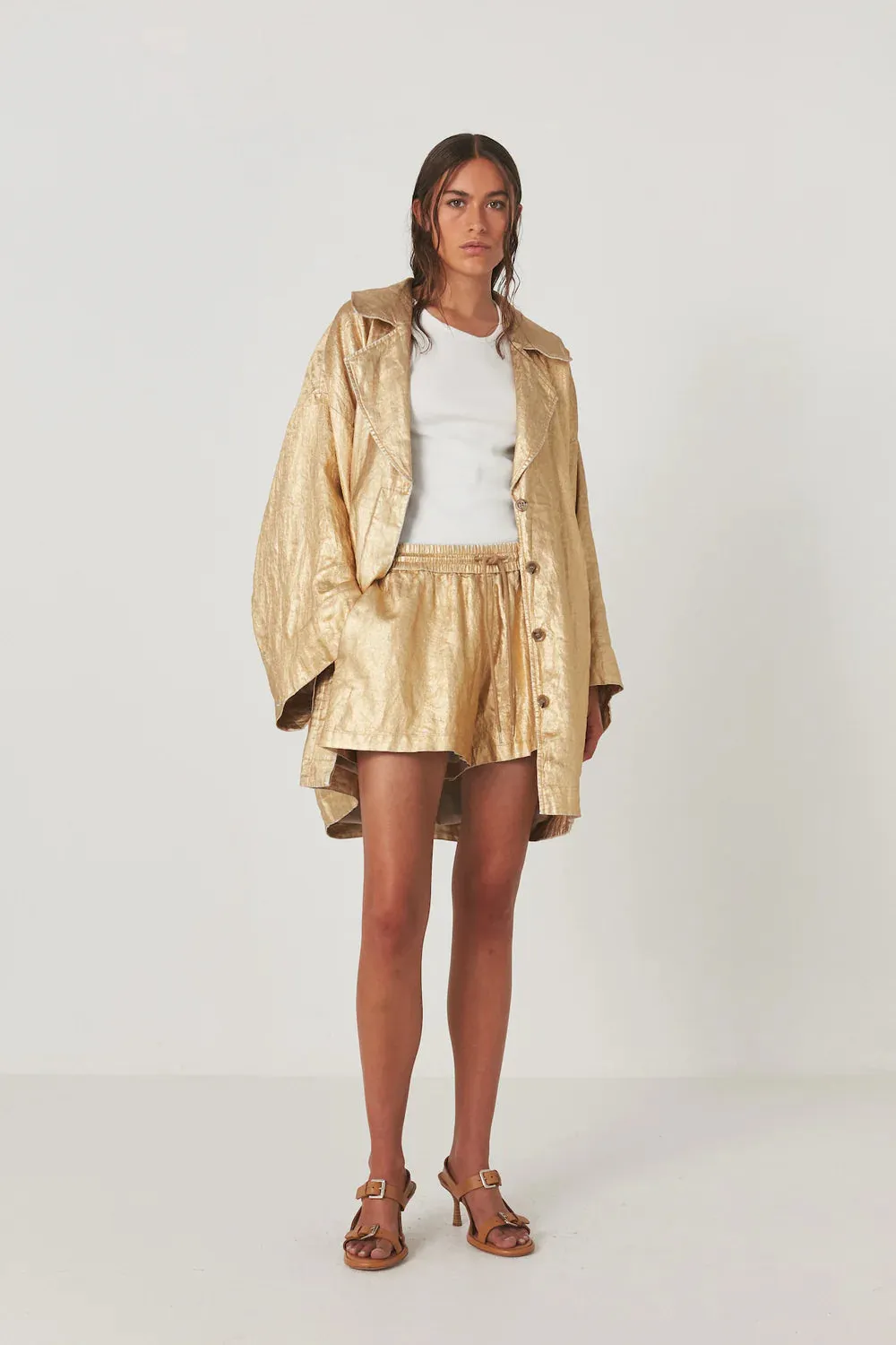 Rabens Saloner Gold Jacqline Jacket