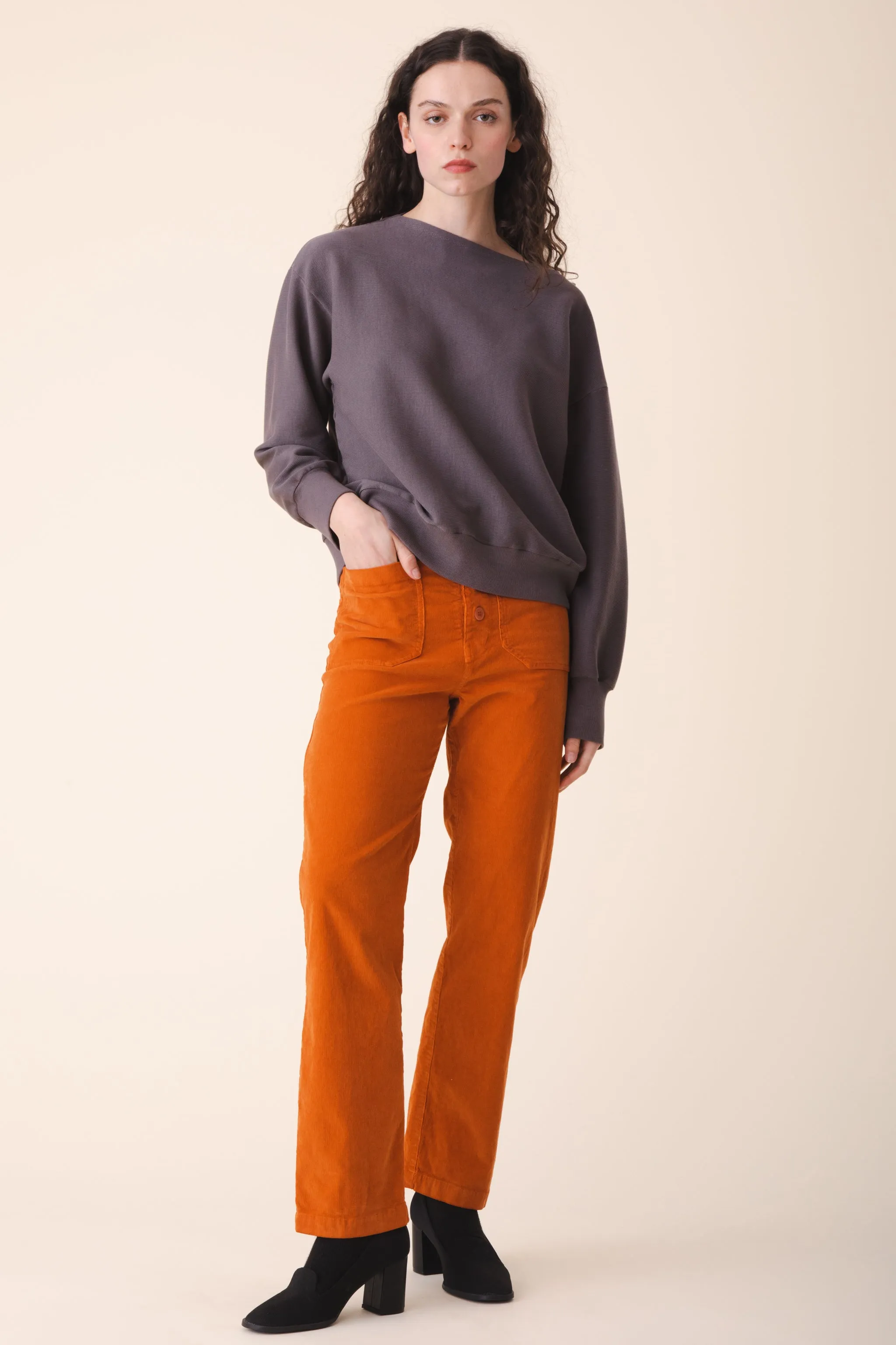 Rikki Pant Corduroy in Yam