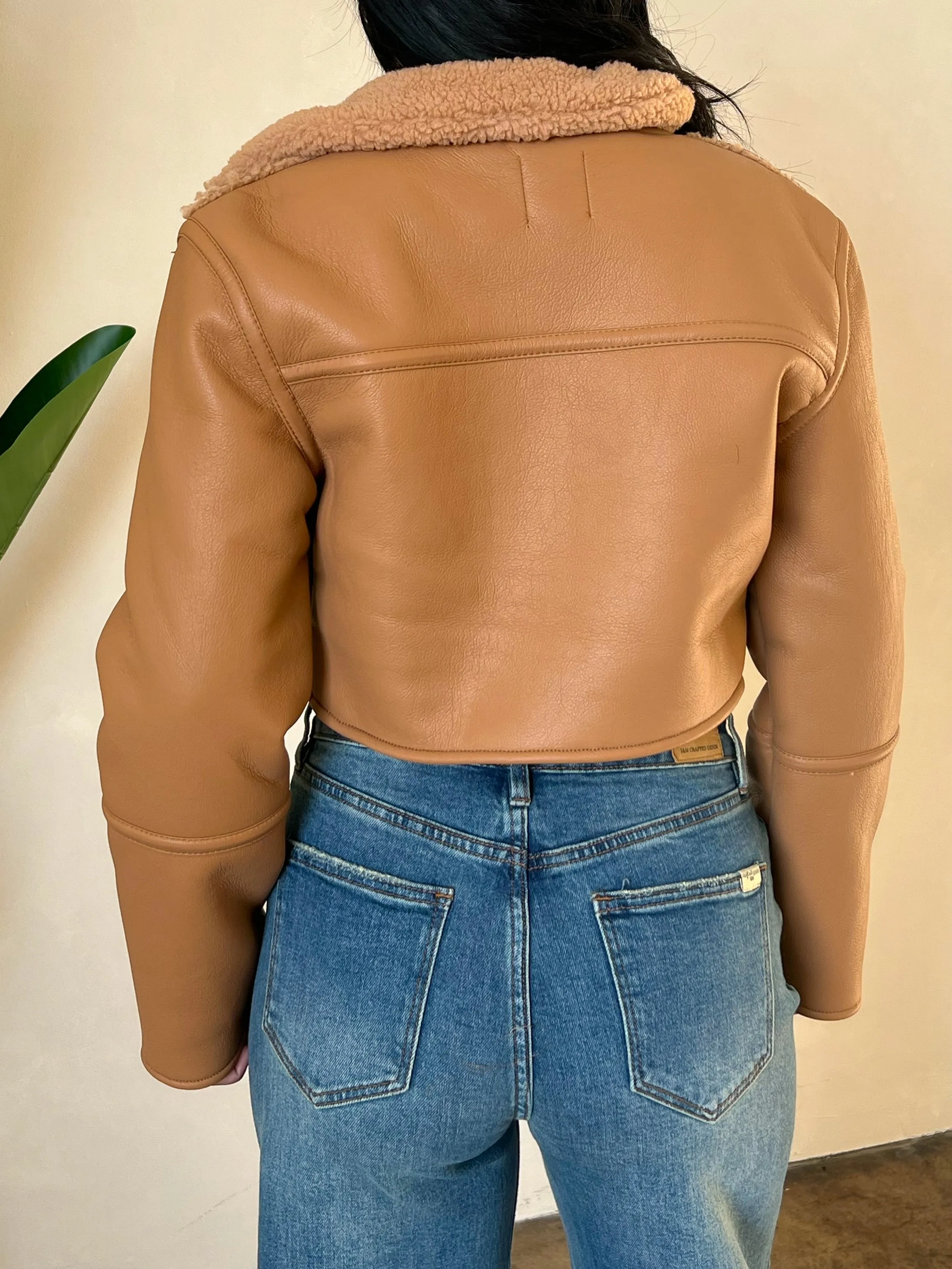 Samantha Leather Jacket (Camel)