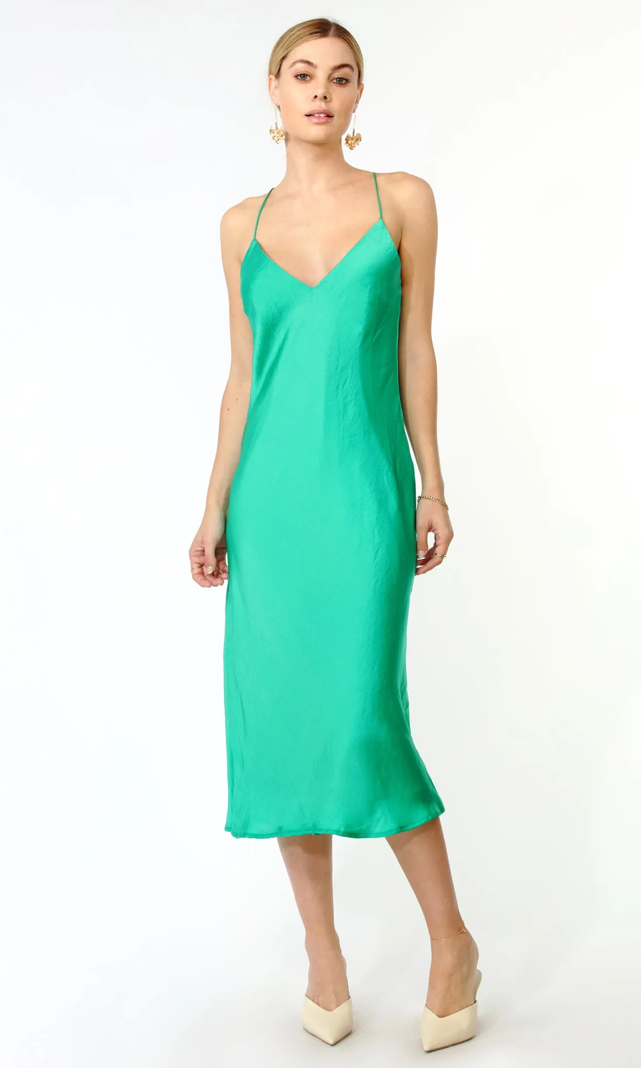 SANDRA STRAPPY SLIP DRESS