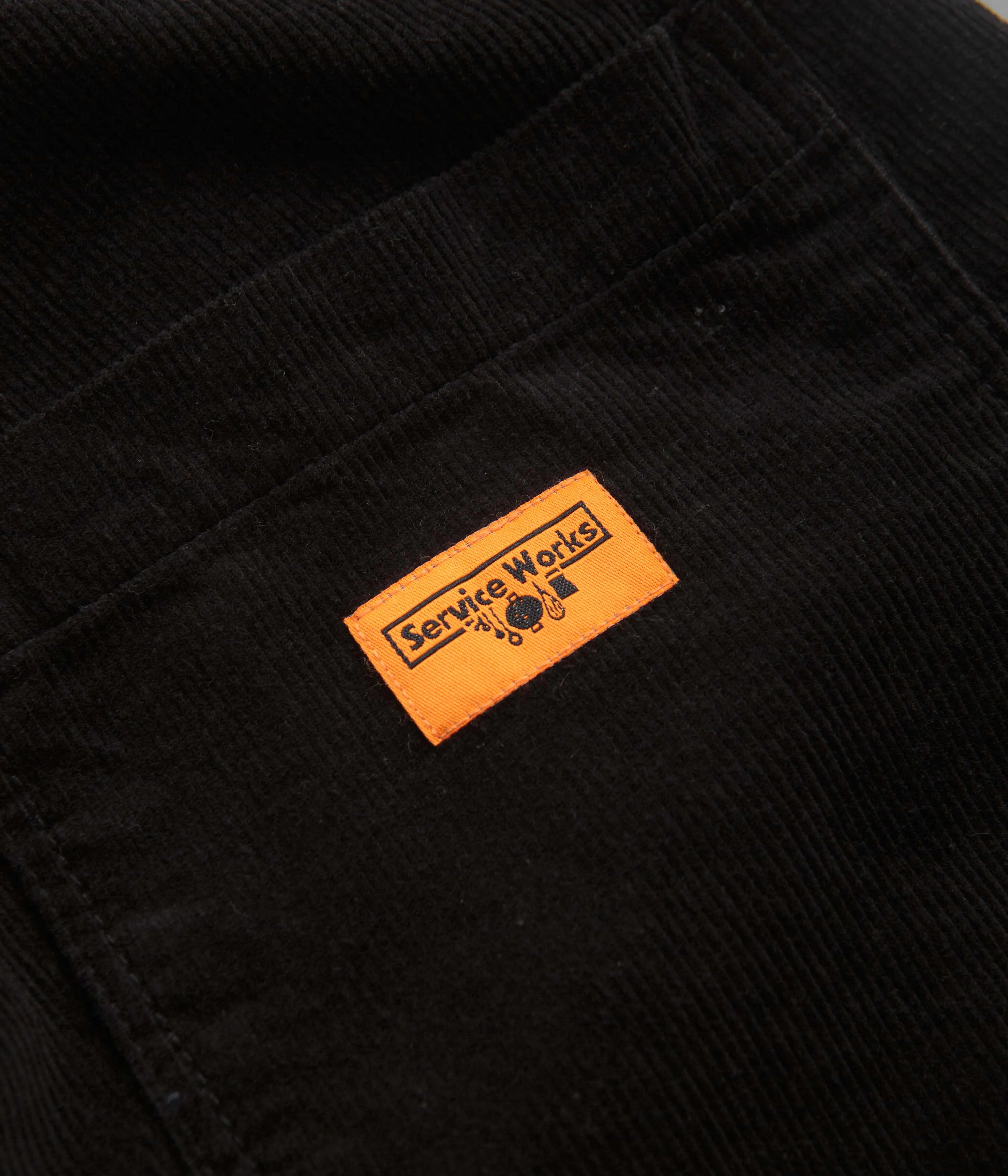 Service Works Classic Corduroy Chef Pants - Black