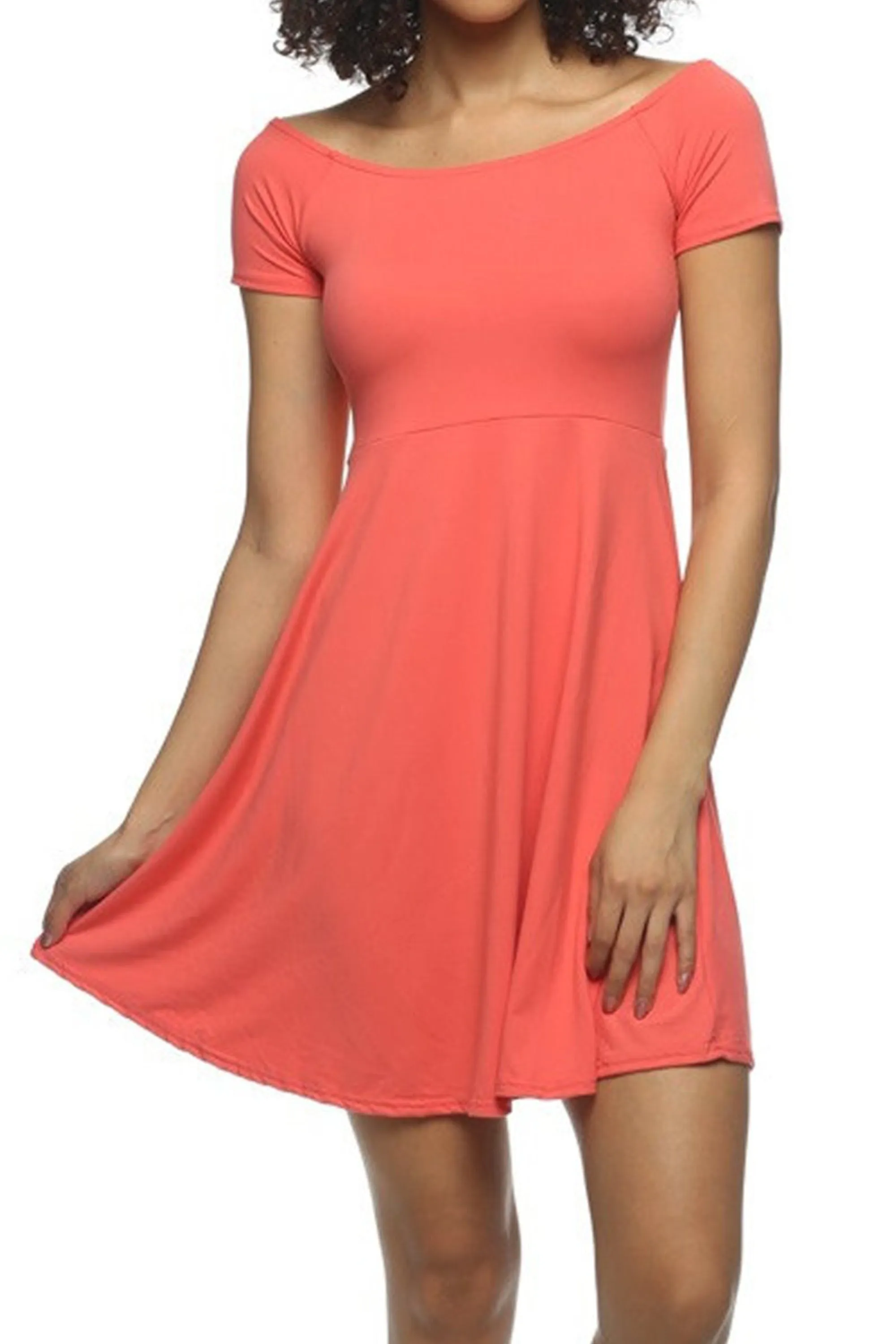 Short Sleeve Babydoll Dress