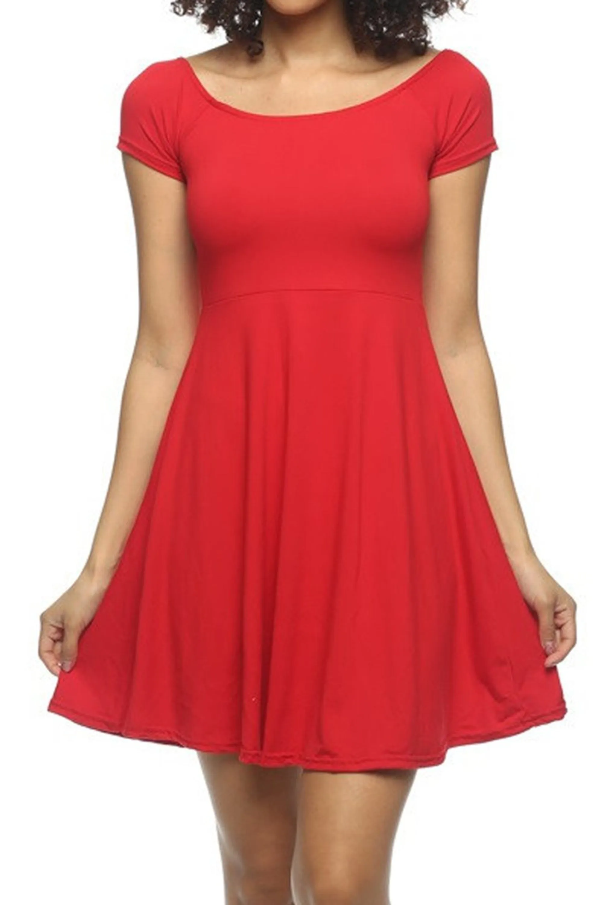 Short Sleeve Babydoll Dress