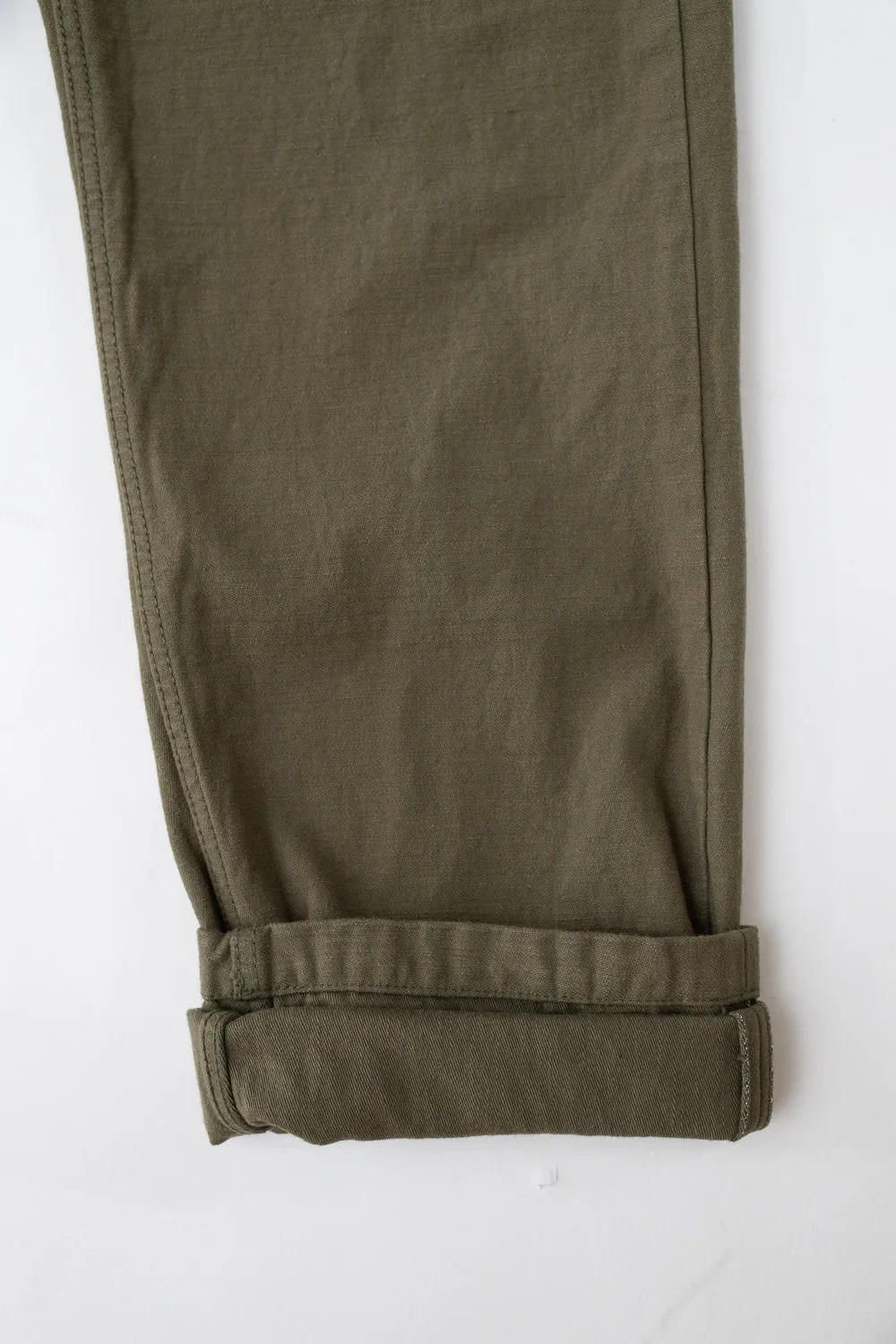 SJ52BP - 15oz Back Satin Heavy Baker Pant - Olive