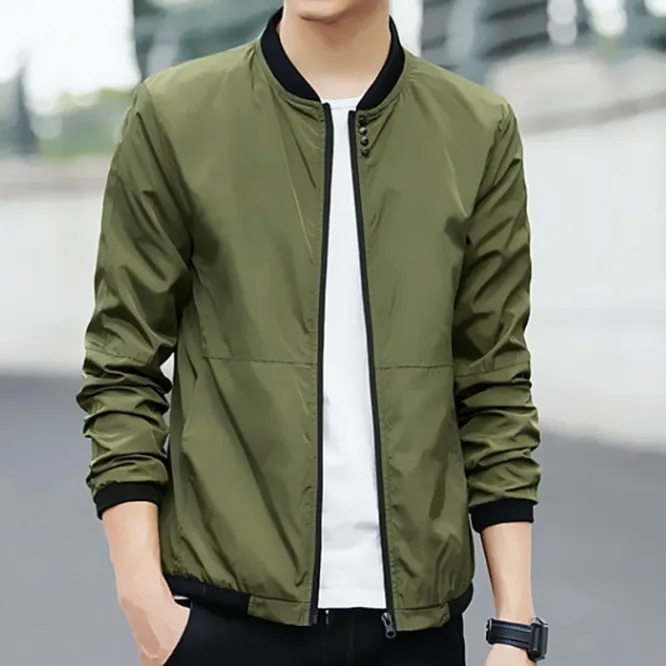 Slim Men Bomber Jacket