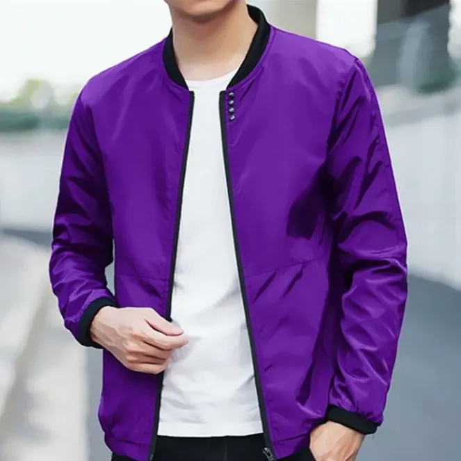 Slim Men Bomber Jacket