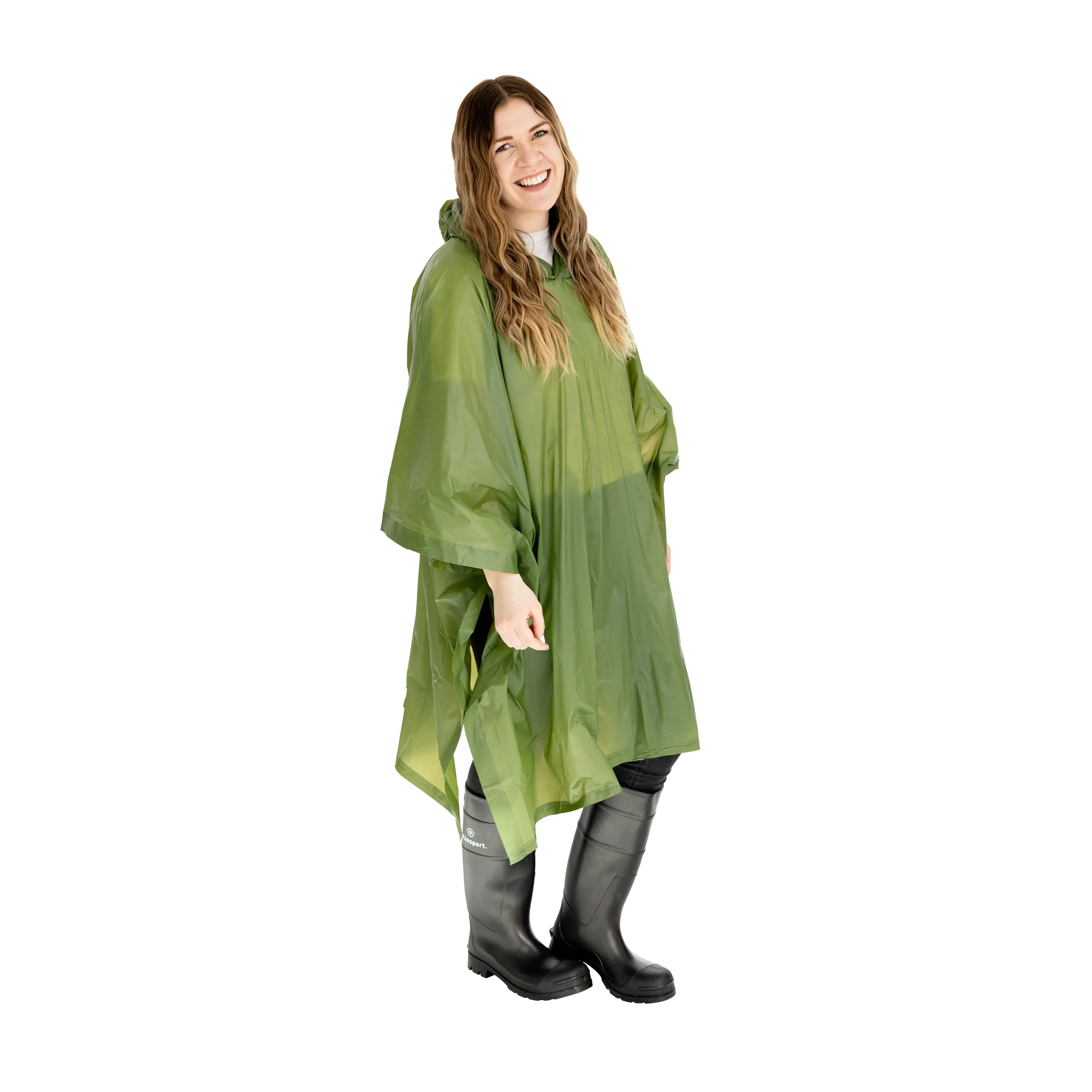 Stansport Vinyl Poncho - 52 In X 80 In - O.D.