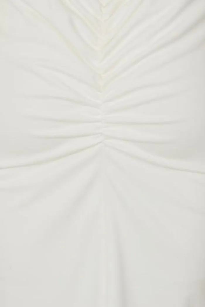 Stella White Slinky Butterfly Bum Backless Midi Dress