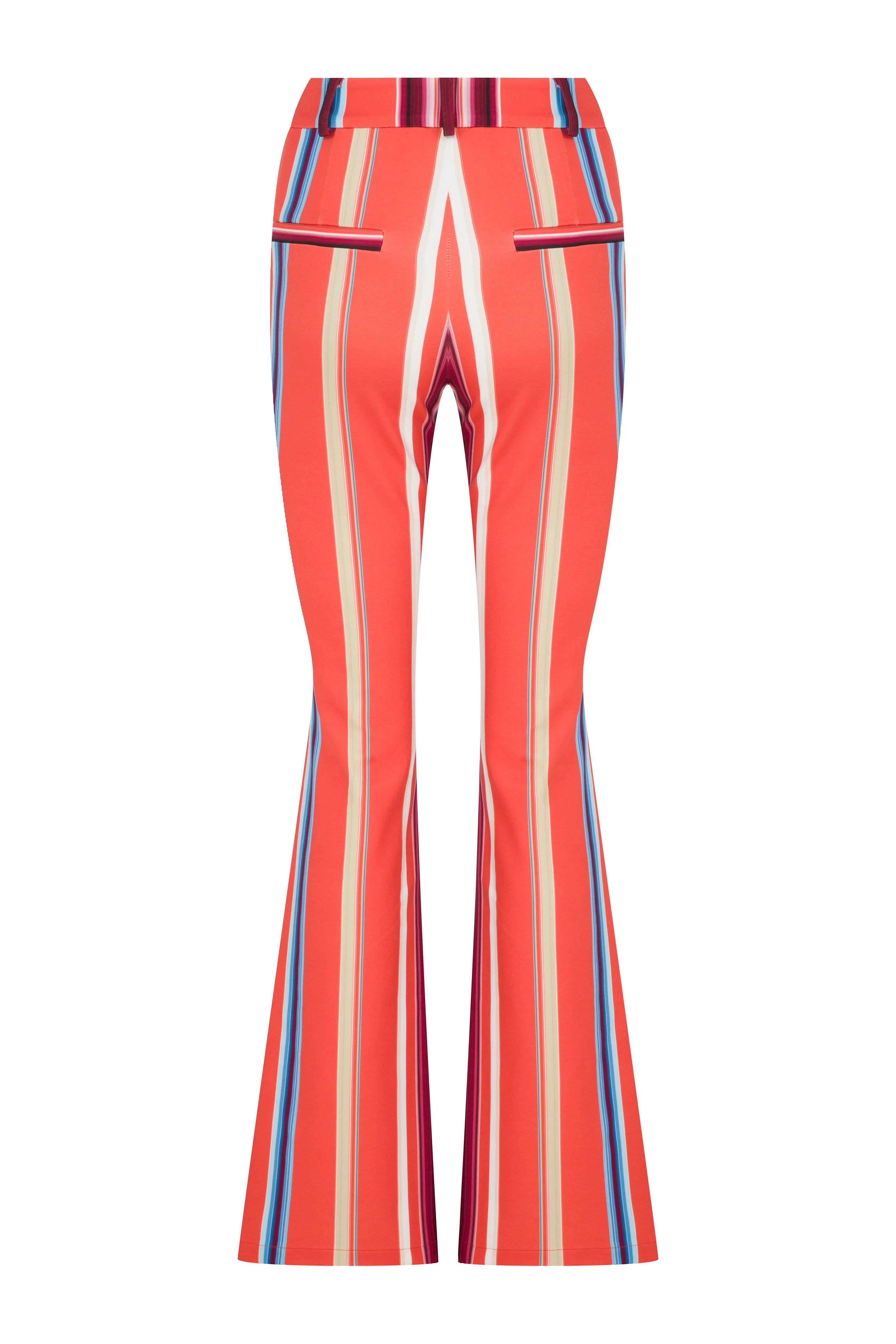 Striped Flared Pants