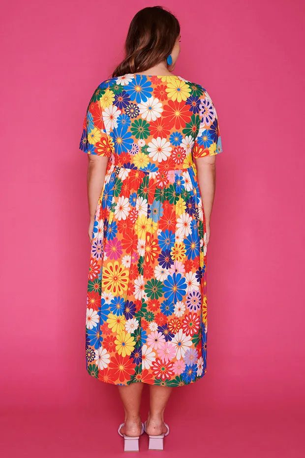 Superstar Hippy Floral Dress*