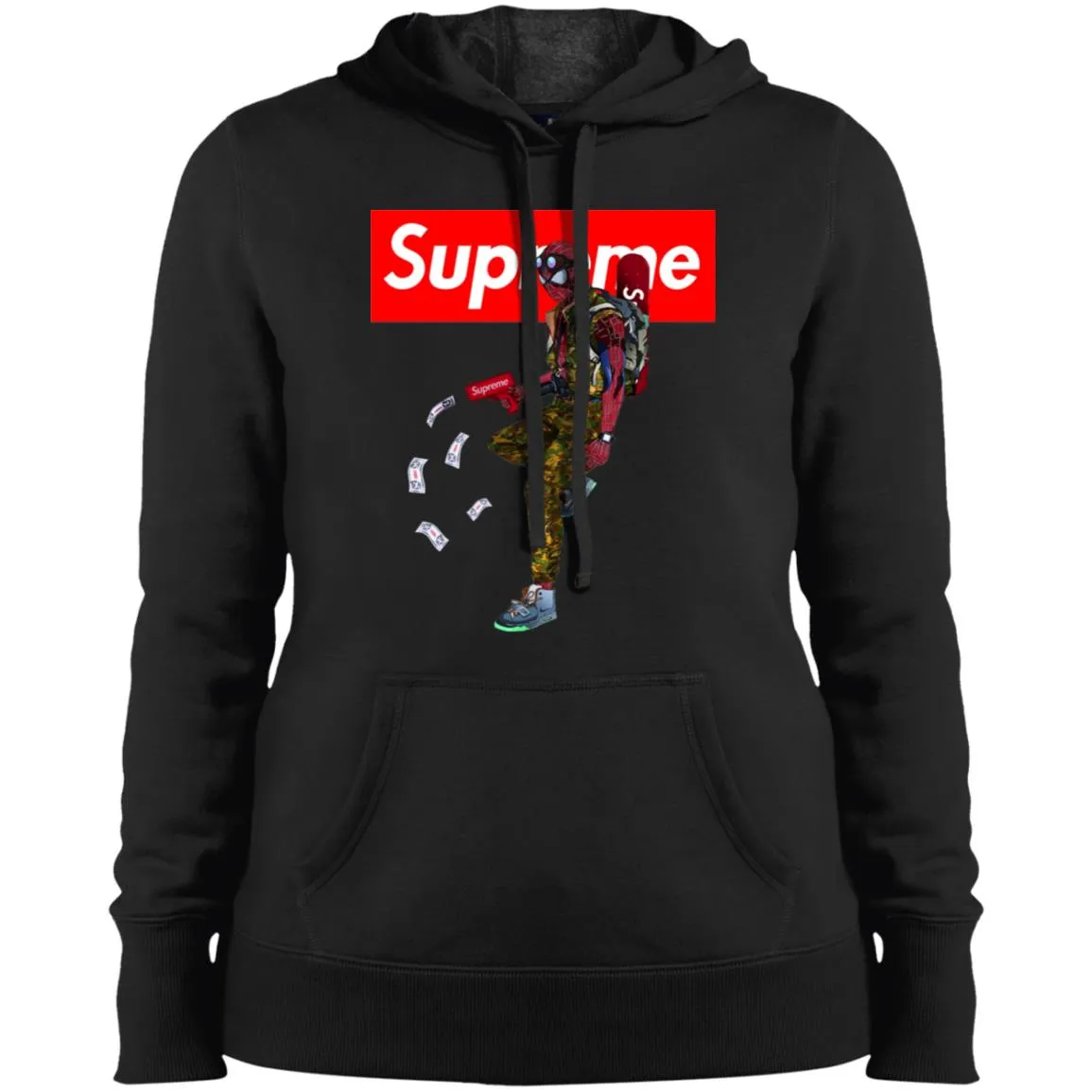 Supreme Spider Man Best T-shirt Women Hooded Sweatshirt