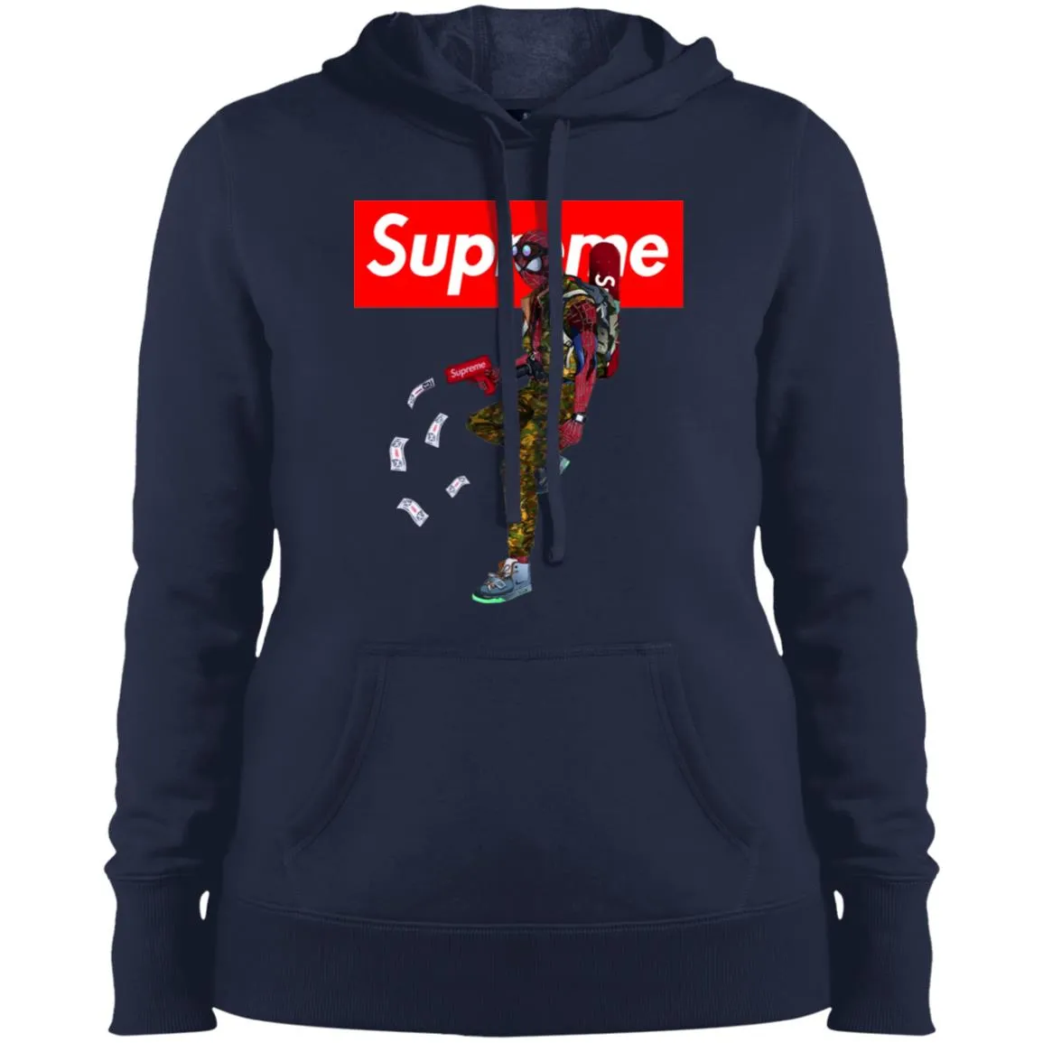 Supreme Spider Man Best T-shirt Women Hooded Sweatshirt