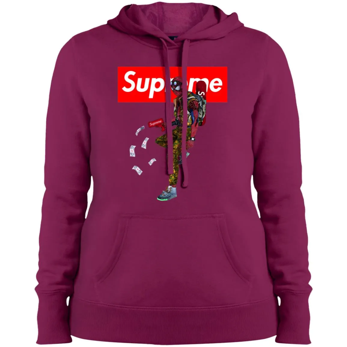 Supreme Spider Man Best T-shirt Women Hooded Sweatshirt