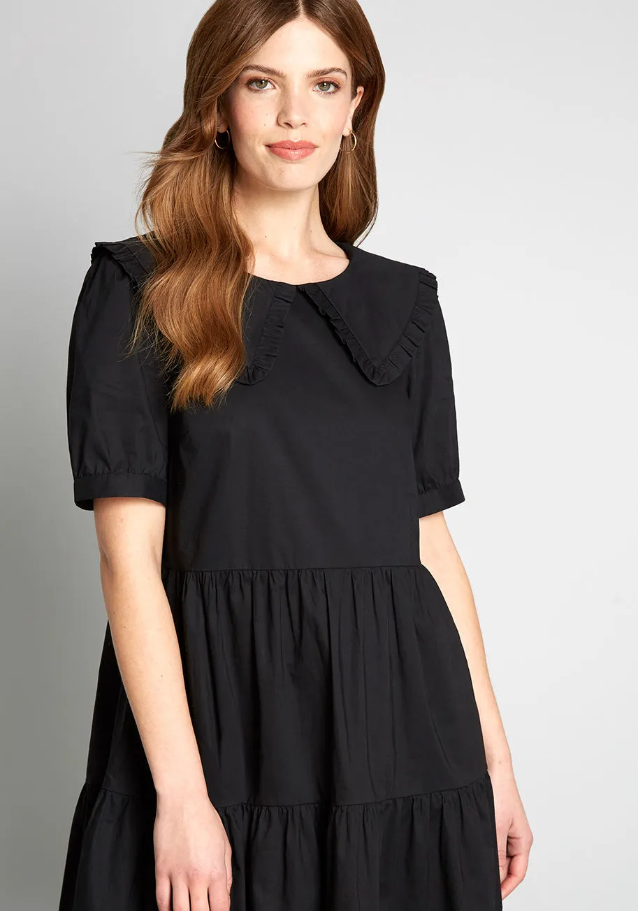 The Frill Of Youth Tiered Babydoll Dress